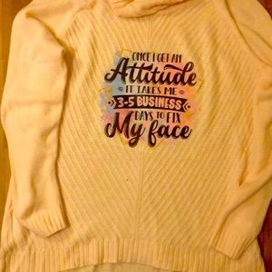 😱🥸😱 OVERSIZED Message sweater